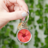 Porte-clés Orange Hibiscus Flower Porte - clé (main)