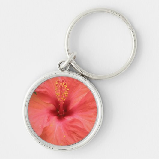 Porte-clés Orange Hibiscus Flower Porte - clé (Devant)