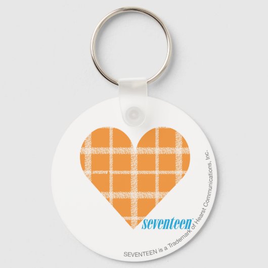 Porte-clés Orange Plaid 4 (Recto)