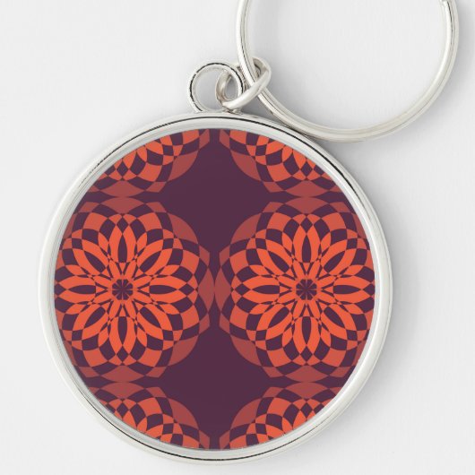 Porte-clés Orange purple cool, unique (Devant)