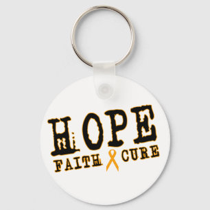 Porte-clés Orange ruban porte - clés RSD Leukemia MS