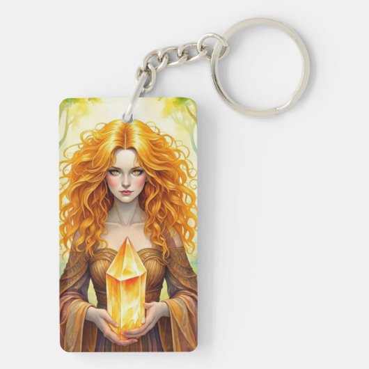 Porte-clés OrangeCrystalWitch (Dos)