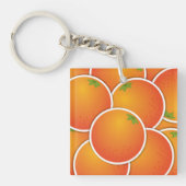 Porte-clés Oranges funky (Devant)