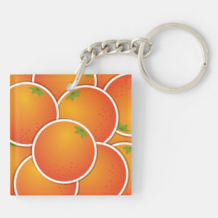 Porte-clés Oranges funky