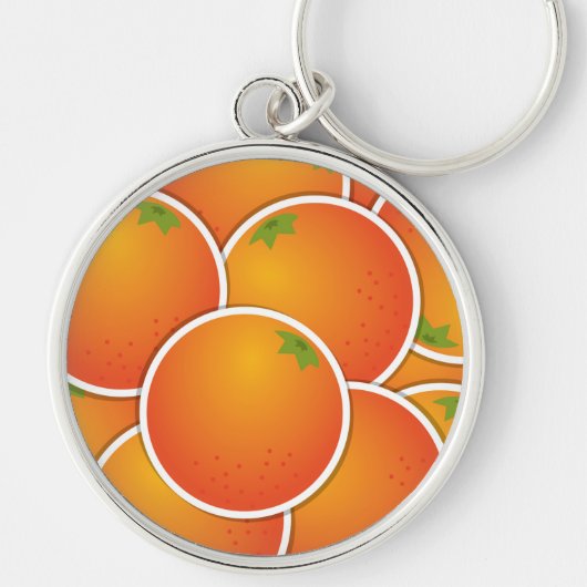 Porte-clés Oranges funky (Devant)