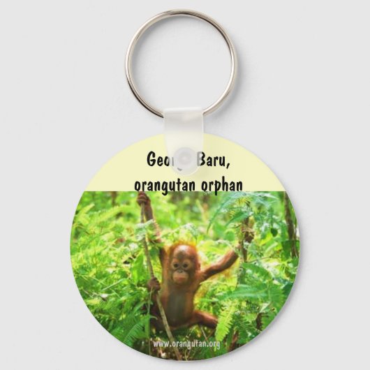 Porte-clés Orangutan George (Recto)
