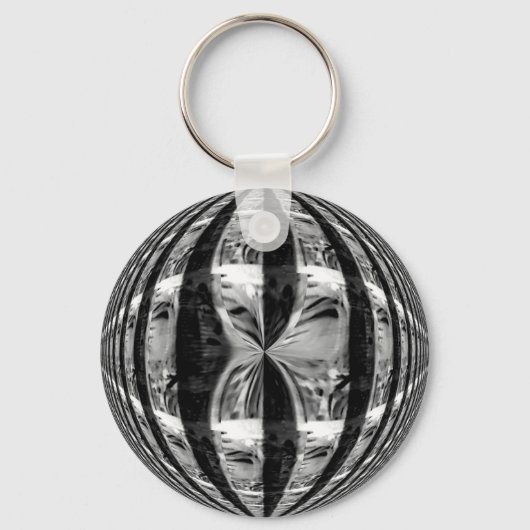 Porte-clés Orb 'Chrome' porte - clé noir (Recto)