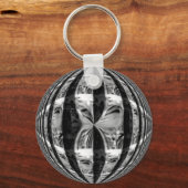 Porte-clés Orb 'Chrome' porte - clé noir (Recto)