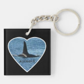Porte-clés Orca Aquarius – Personnalisable sur mes (Dos)