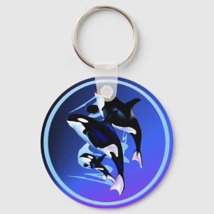 Porte-clés Orca Family Keychain