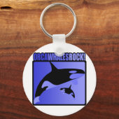 Porte-clés Orca Whales Rock ! (Recto)