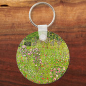 Porte-clés Orchard Gustav Klimt avec Rose (Verso)