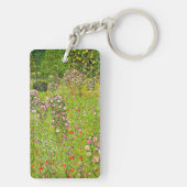 Porte-clés Orchard Gustav Klimt avec Rose (Dos)
