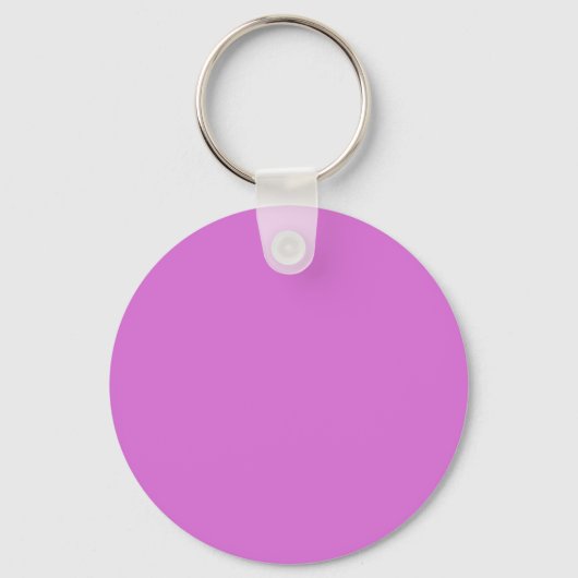 Porte-clés Orchid Purple DA70D6 - Option pour ajouter un nom (Recto)