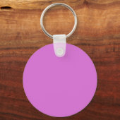 Porte-clés Orchid Purple DA70D6 - Option pour ajouter un nom (Verso)