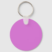 Porte-clés Orchid Purple DA70D6 - Option pour ajouter un nom (Verso)