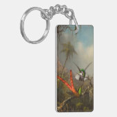 Porte-clés Orchidée avec deux colibris Heade (Devant gauche)