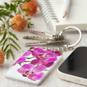 Porte-clés Orchidée de Dendrobium de roses indien - arrière - (Devant droit)