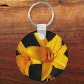 Porte-clés Orchidée jaune (Recto)