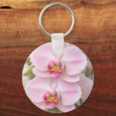 Porte-clés Orchidée Phalaenopsis Rose Clair (Verso)