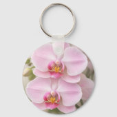 Porte-clés Orchidée Phalaenopsis Rose Clair (Verso)