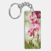 Porte-clés Orchidée rose (Devant gauche)