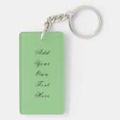 Porte-clés Orchidée rose (Dos)