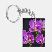 Porte-clés Orchidée violette (Devant gauche)