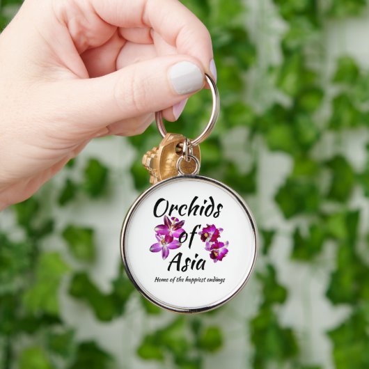 Porte-clés Orchidées d'Asie (Main)