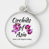 Porte-clés Orchidées d'Asie (Devant)
