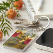 Porte-clés Orchidées et colibri Heade (Devant droit)