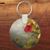 Porte-clés Orchidées et colibri Heade (Verso)
