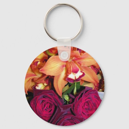 Porte-clés Orchidées et Roses_ (Recto)