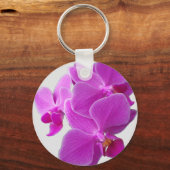 Porte-clés Orchidées violettes sur un porte - clé (Recto)