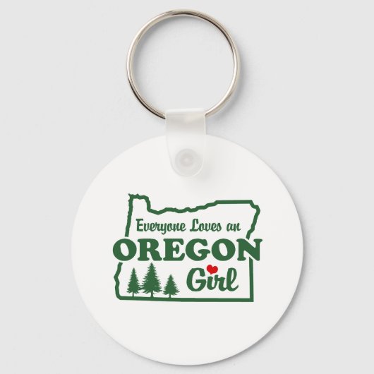 Porte-clés Oregon Girl (Recto)