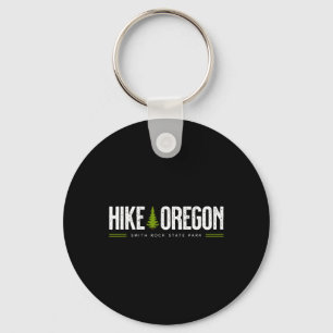 Porte-clés Oregon Smith Rock State Park Hike Tree Retro Graph