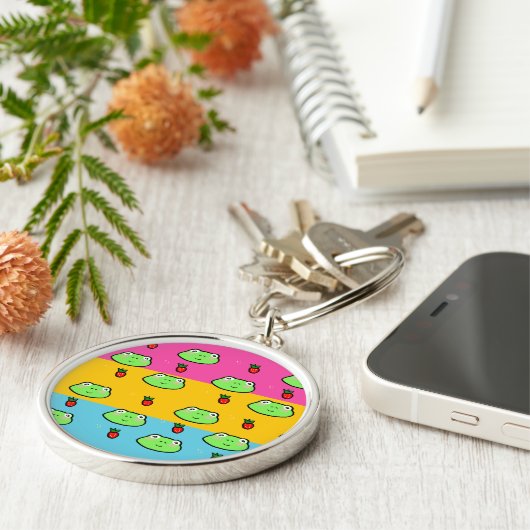 Porte-clés Oreille de grenouille et de fraise (Côté)