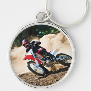 Porte-clés oreiller de jet de pilote de motocross