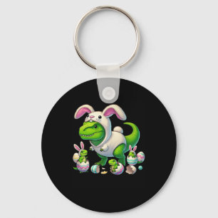 Porte-clés Oreilles de lapin de Pâques T-rex Costume de dinos