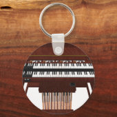 Porte-clés Organe à deux ponts : modèle 3D (Recto)