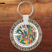 Porte-clés Organisation des États américains, anglais (Recto)