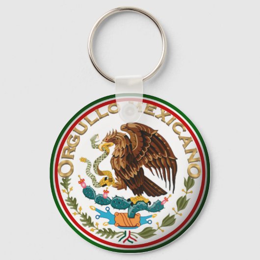 Porte-clés Orgullo Mexicano (aigle du drapeau mexicain) (Recto)