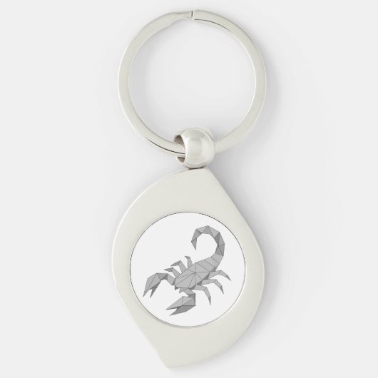 Porte-clés origami scorpion (Devant)