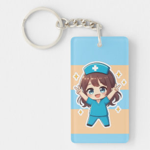 Porte-clés Original Chibi Nurse 2.0 - Esprit de Victoire