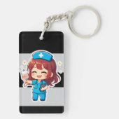 Porte-clés Original Chibi Nurse 2.0 - Healing Energy (Dos)