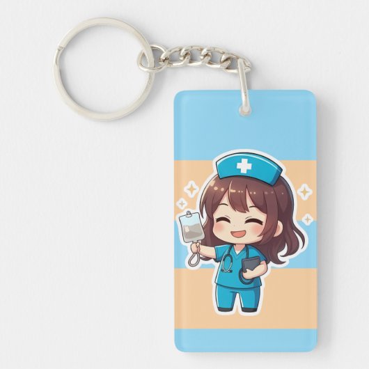Porte-clés Original Chibi Nurse 2.0 - Healing Energy (Devant)
