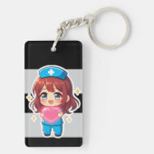 Porte-clés Original Chibi Nurse 2.0 - Heartfelt Care (Dos)