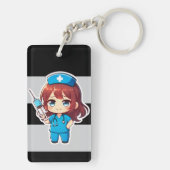 Porte-clés Original Chibi Nurse 2.0 - Precision Care (Dos)
