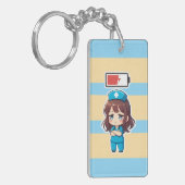 Porte-clés Original Chibi Nurse 3.0 - Powerless (Devant gauche)