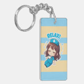 Porte-clés Original Chibi Nurse 3.0 - Relax (Devant gauche)